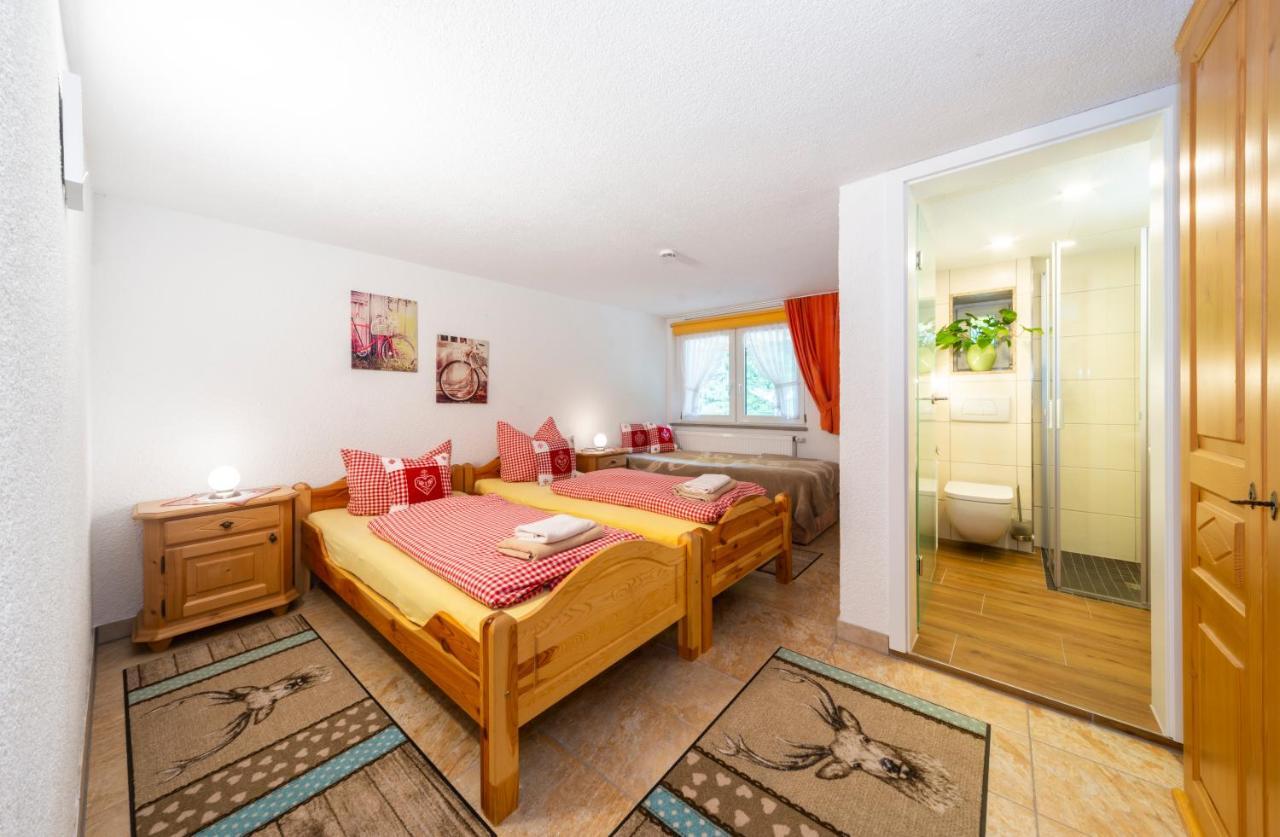 Appartements Und Ferienhaus Gasthof Kanzlersgrund Oberhof  Eksteriør bilde